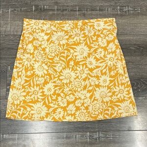 Rip skirt floral print size XL